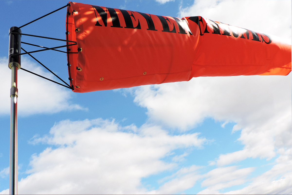 Highly Visible Custom Windsock Screen Printing